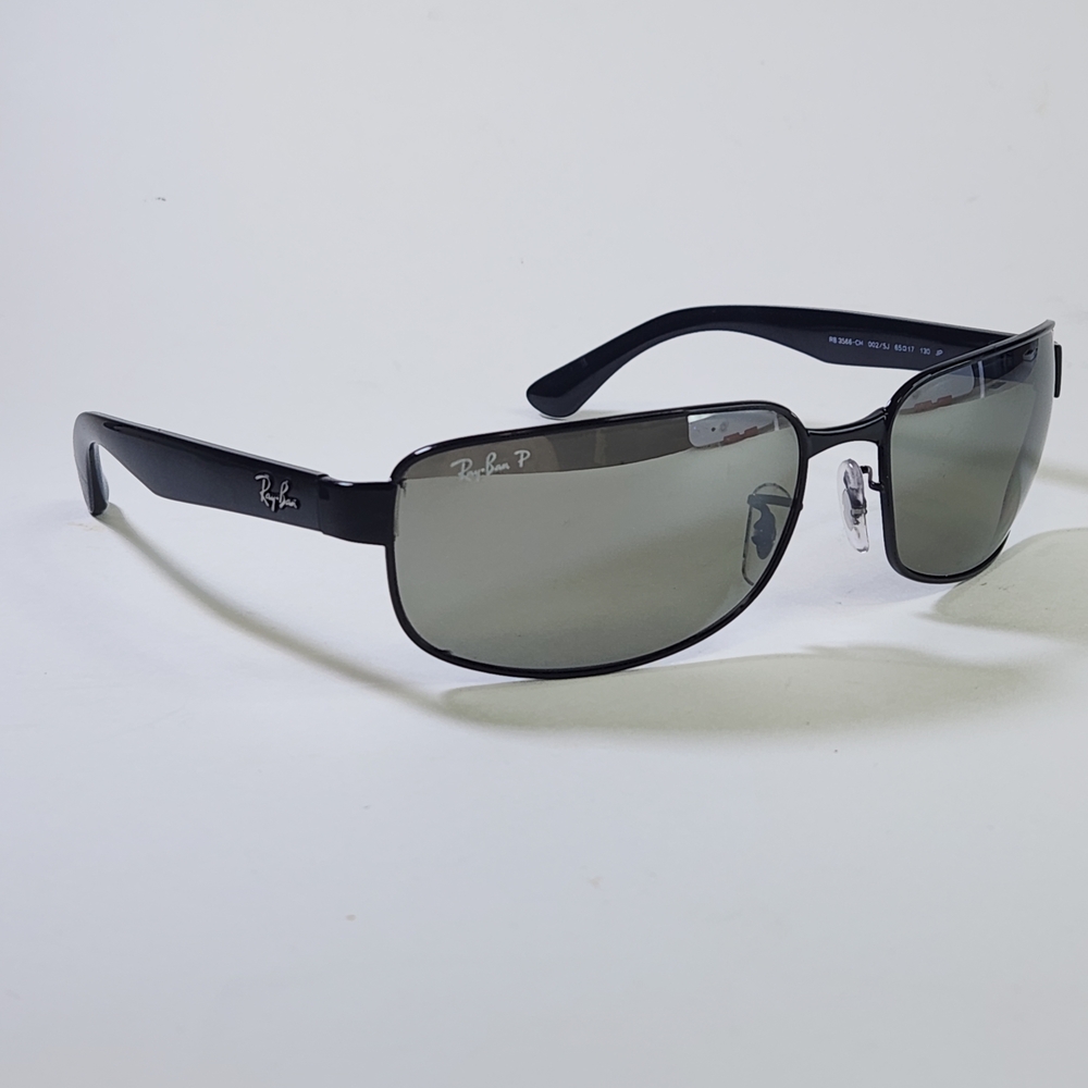 Rayban Chromance Polarized RB 3566, Black Frame. Sunglasses For Men